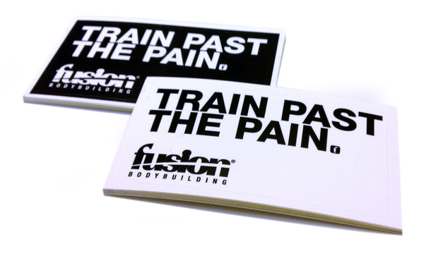 TRAIN PAST THE PAIN STICKERS (2-Pack)